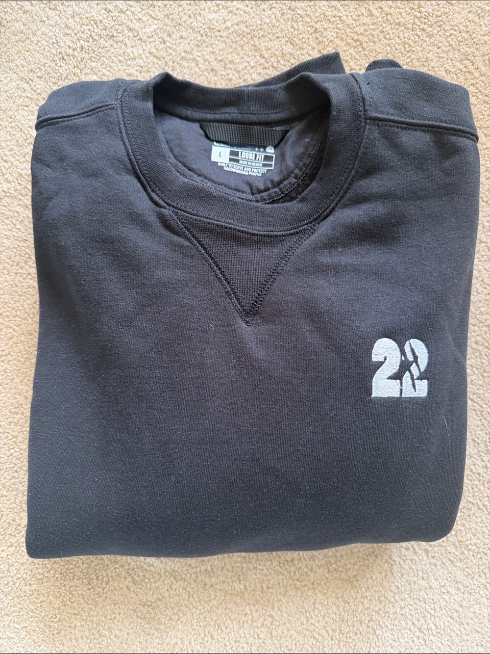 Carhartt Black Crewneck Sweatshirt